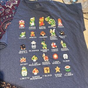 Nintendo Super Mario Bros. Dark Gray T-Shirt